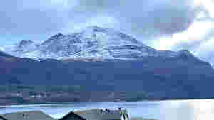 Høgfjellet dekket av snø