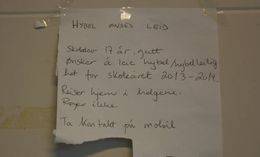 Leilighetsjakt er i gang