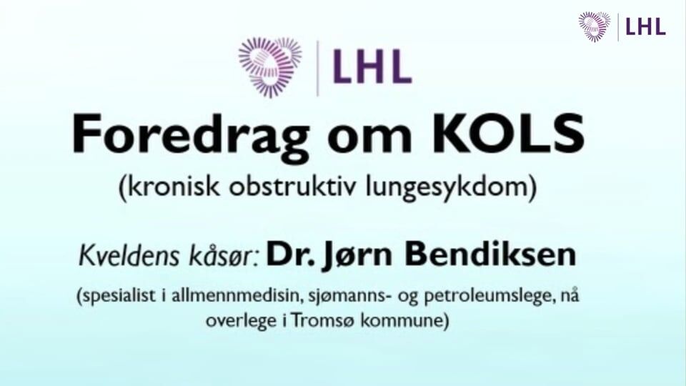 Foredrag om KOLS
