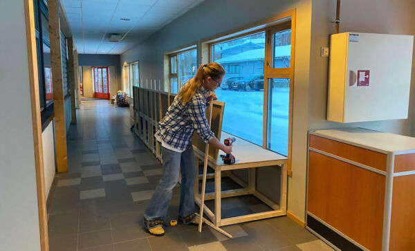 Julegrenda settes opp i dag