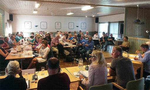 Innbyggerne var engasjert