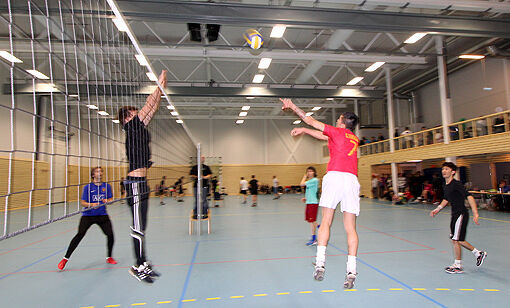 En volleyballsuksess !