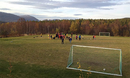 ØSIL hadde fotballavsluttning på onsdagen. I et flott høstvær.