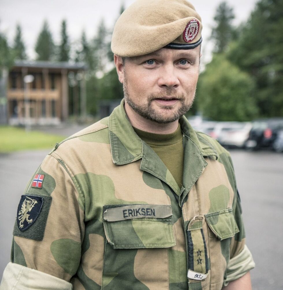 Bjørnar Eriksen er ny sjef for HV-16. Mandag 15.august overtar han ansvaret formelt.
 Foto: Audun Braastad/Forsvarets Mediesenter