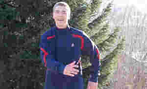 Sander vant i diskos!