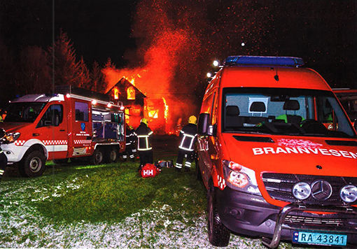 ØVELSE: Det skal utføres en brannøvelse på et hus i Fuglebergveien 229 på Ibestad tirsdag 10. mars. FOTO: ARKIV