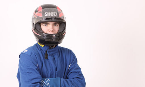 Sander Løvhaug skal kjøre i landsfinalen i bilcross for juniorer. ARKIVFOTO: HELENE ANTONETTE WESTGAARD
