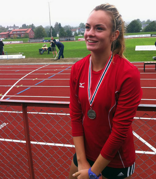 Salangen- jenta Vilde Rasmussen sikret seg en fortjent sølvmedalje i ungdomsmesterskapet i helga.