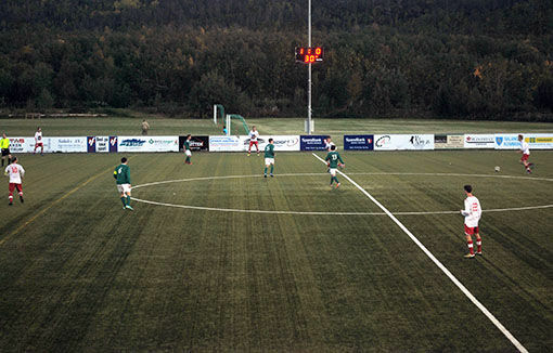 Salangen vant overlegent over Tromsø-laget Fløya 2 på Idrettsheia forleden. FOTO: INGER-LISE SÆTREVIK APELAND