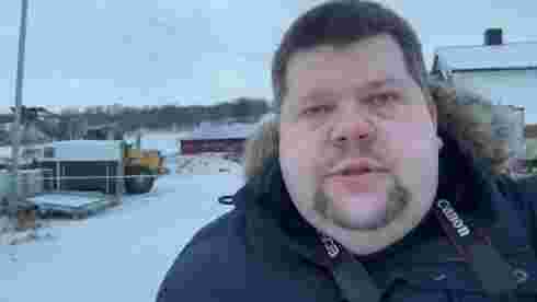 Reporter Jon Henrik rapporterer fra åstedet