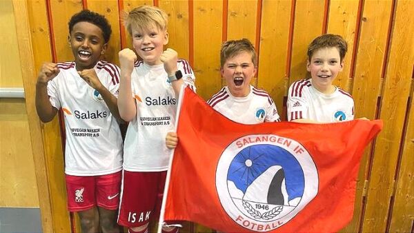 Stor fotballglede hos ungene