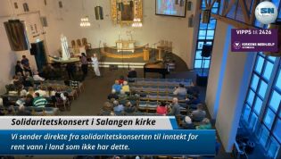 Solidaritetskonsert i Salangen kirke - 2.april- 2025