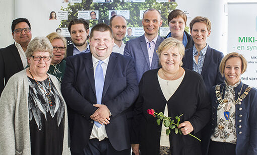 God stemning på åpningen
