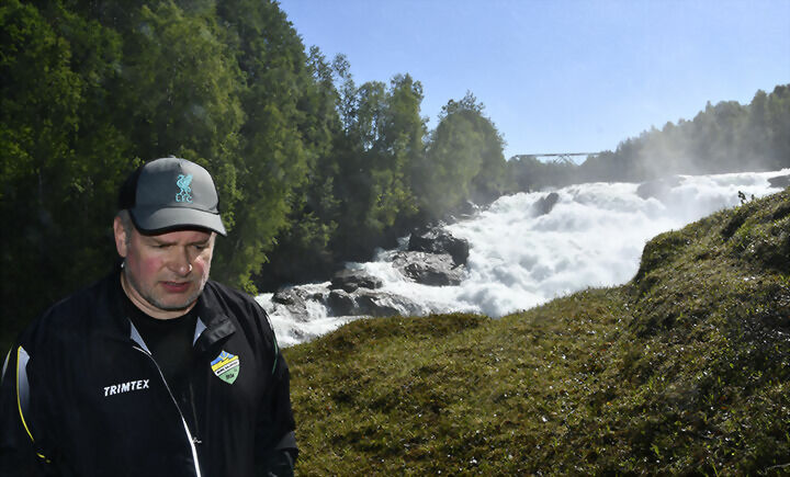 SKUMMELT: Fredheim mener at den store vannføringen gjør elva skummel. FOTO: TORBJØRN KOSMO