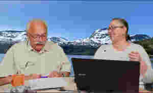 Sommerstemning i fredagsstudioet