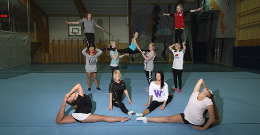 På bildet: SIF Turns særtropp skal delta i nasjonal konkurranse og representere Troms fylke. FOTO: JON HENRIK LARSEN