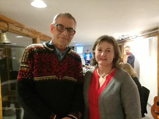 Svein Ivar Strømseth er valgt til ny leder med Ingrid Frantzen som ny nestleder under årsmøte i Salangen Arbeiderparti på torsdag. FOTO: KNUT-ARILD JOHANSEN