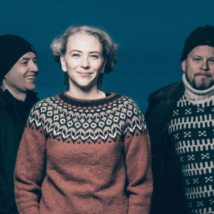 Marthe Valle, Håvard Lund og Håkon Mjåset Johansen utgjør trioen "Oversett" som er klar for konsert på Fjelllkysten Gjestehus lørdag kveld. FOTO: MARTIN LOSVIK