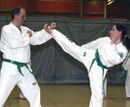 Graderte seg i taekwon-do