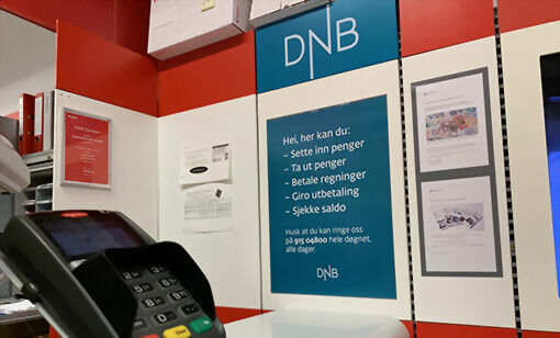 Banktjenester tar slutt