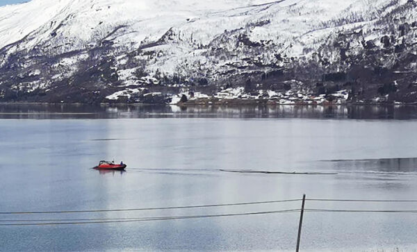 Hentet fôrslange i fjæra