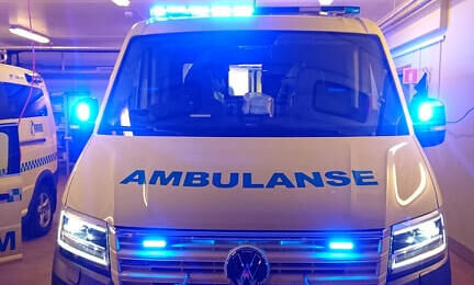 Ny og større ambulanse