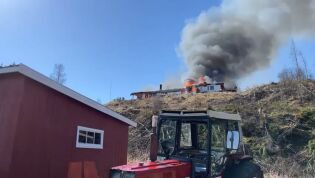 Video 1 - Familiebolig brant ned