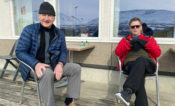 Måket snø på Mazhars Mathus